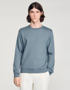 Sandro Logo Crewneck Sweatshirt