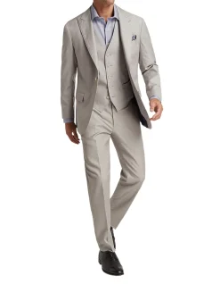 Santesso Jacket Slim Fit Light Grey
