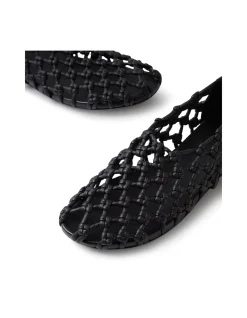 Santiago Woven Cage Flat Shoes