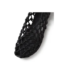 Santiago Woven Cage Flat Shoes