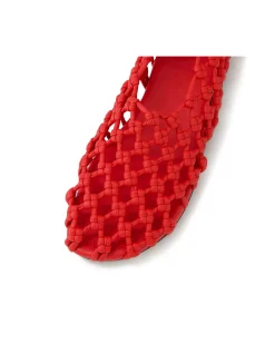 Santiago Woven Cage Flat Shoes