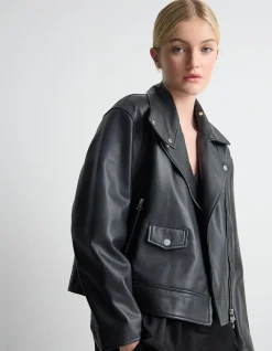 SASHA WOMENS BIKER JACKET