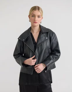 SASHA WOMENS BIKER JACKET