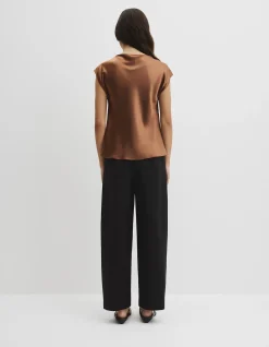 Satin Shell Top