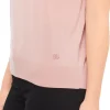 Satin Tank Top with DG Logo Pin Pink