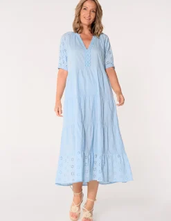 Savannah Daisy Embroidered Dress