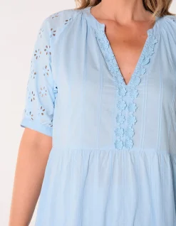 Savannah Daisy Embroidered Dress