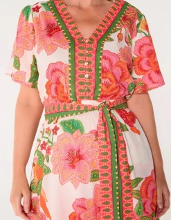 SAVELLE MIDI DRESS