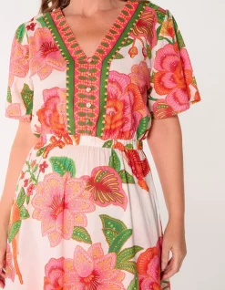 SAVELLE MIDI DRESS