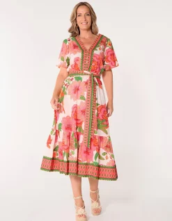 SAVELLE MIDI DRESS