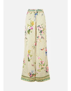 SCARF BELT WIDE LEG PANT