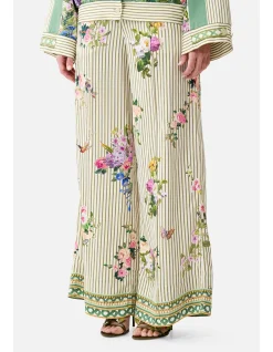 SCARF BELT WIDE LEG PANT