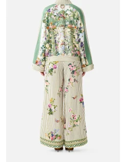 SCARF BELT WIDE LEG PANT