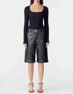 Scoop Neck long sleeve Top