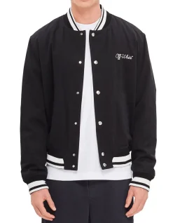 Script Souvenir Varsity Bomber Jacket