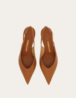SCULPTURAL HEEL SLINGBACK