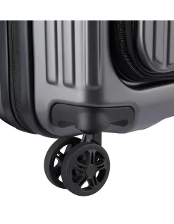 Securitime 55cm Expandable Small Carry-On Suitcase Anthracite
