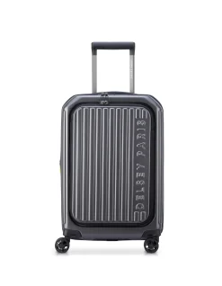 Securitime 55cm Expandable Small Carry-On Suitcase Anthracite