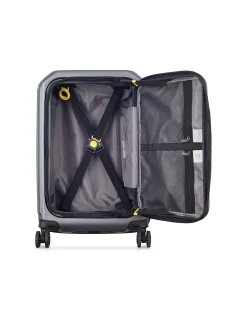 Securitime 55cm Expandable Small Carry-On Suitcase Anthracite