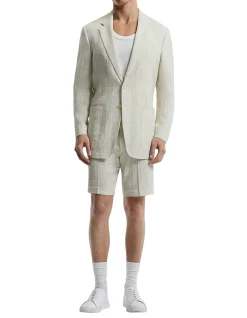 SEERSUCKER CHECK BLAZER
