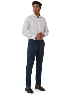 SELF STRIPE SUIT TROUSER