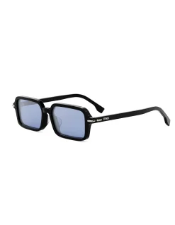 Selleria Blue Lens Rectangular Sunglasses