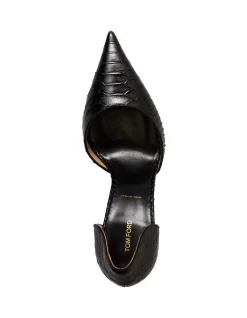 SEMI SHINY PRINTED PYTHON B/C D'ORSAY PUMP