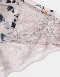 Senna Silk & Lace High Leg Knickers