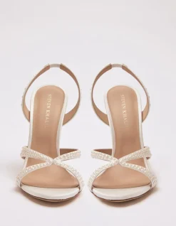 SERAPHINA SATIN SLINGBACK PUMP 105