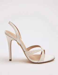 SERAPHINA SATIN SLINGBACK PUMP 105