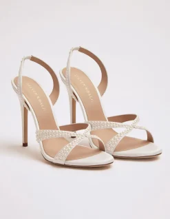 SERAPHINA SATIN SLINGBACK PUMP 105
