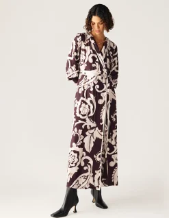 SERAPHINE MAXI WRAP DRESS