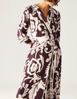 SERAPHINE MAXI WRAP DRESS