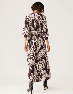 SERAPHINE MAXI WRAP DRESS