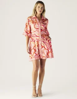 SERENA PRINT MINI DRESS