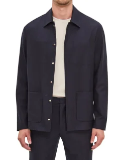 SETH WOOL FLANNEL SUIT JACKET
