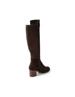 Settin Suede Block Heel Knee High Boots