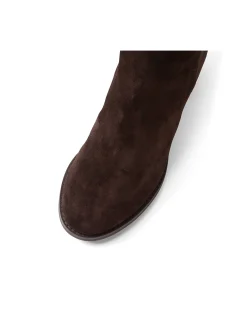 Settin Suede Block Heel Knee High Boots