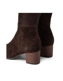 Settin Suede Block Heel Knee High Boots