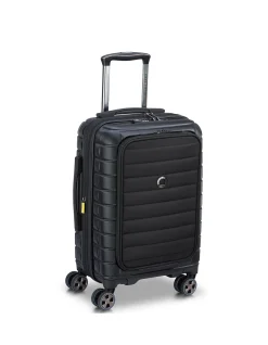Shadow 5.0 55cm Expandable Front Pocket Small Carry-On Suitcase Black
