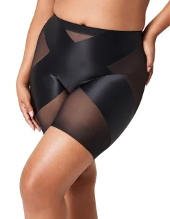 Shaping Satin Midthigh X Booty-Lifting Short