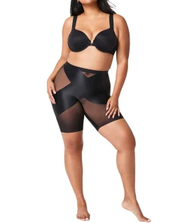 Shaping Satin Midthigh X Booty-Lifting Short
