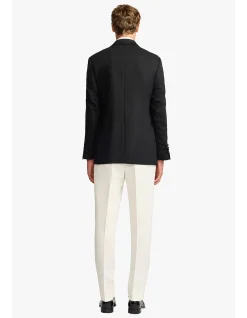 SHAWN BLAZER - WOOL IN BLACK WITH SURFACE INTEREST