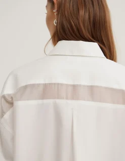 Sheer Insert Shirt