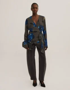 Sheer Wrap Shirt