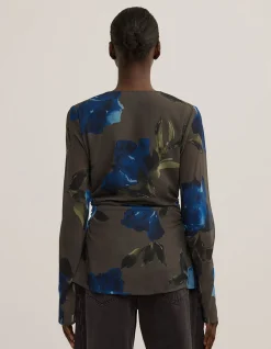 Sheer Wrap Shirt
