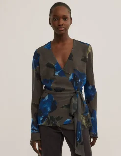 Sheer Wrap Shirt