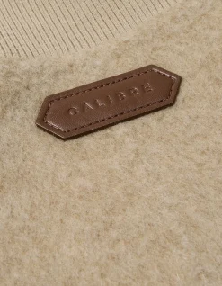SHERPA COLLAR WOOL BOMBER