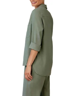 Shirt Tail Button Down
