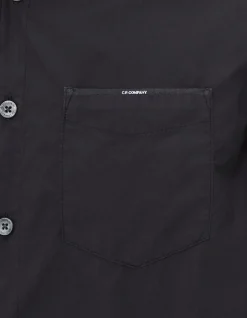 SHIRTS LONG SLEEVE IN EMERIZED POPELINE